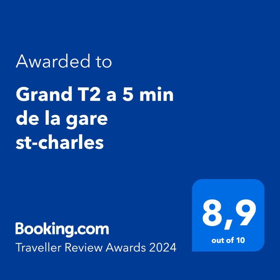 Grand T2 Climatise A 5 Min De La Gare St-charles - Vieux Port Marseilles